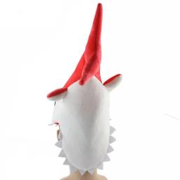 Chapéus de festa de pelúcia para adultos e crianças, Chapéu de tubarão, Festa temática animal, vermelho, cinza, azul - Image 2