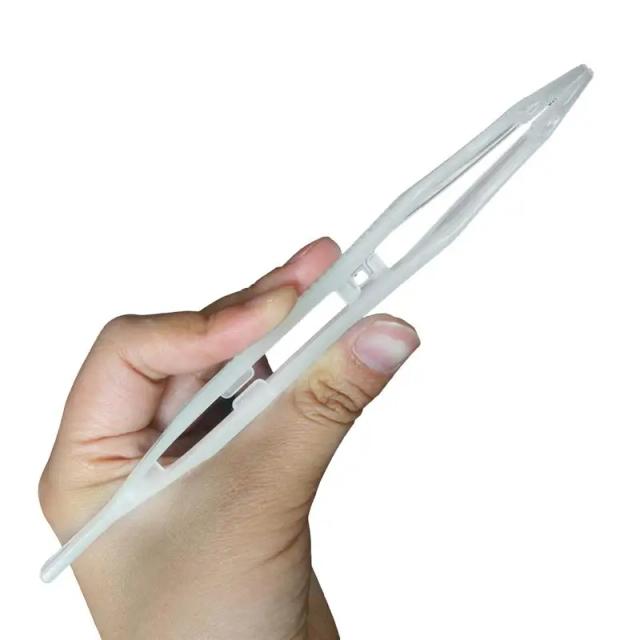 Pinça Ergonômica Antiderrapante Brilhante no Escuro para Alimentação de Répteis