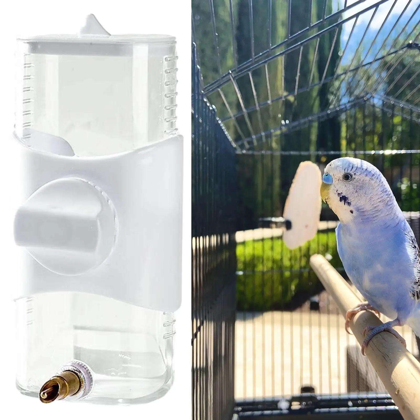 Parrot Waterer Pet Bird Feeding Tools, Bird Drinker, 300ml Capacity, Water Feeder for Small Pet, Rabbit, Budgie Lovebirds - Image 1