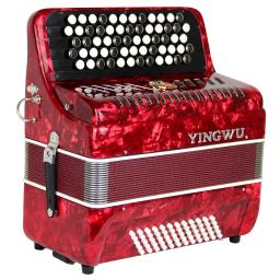 Piano acordeão papagaio para iniciantes, 62 teclas, 60 graves, botão diatônico, instrumento musical chinês para iniciantes - Image 6