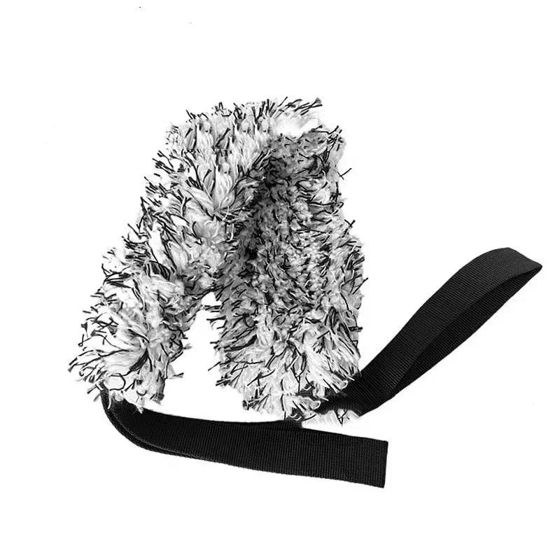 Toalha limpeza roda carro, microfibra dupla face, fita tensão, escova detalhe pelúcia, ferramentas de limpeza e manutenção, 1pc - Image 1
