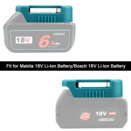Suporte de Bateria Camason para Makita e Bosch, Estojo para Dispositivos de Fixação, Acessórios para Ferramentas Elétricas, 18V - Image 3