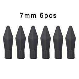 12/24/50 pçs pontas de flecha de tiro com arco de borracha macia segurança broadheads shoo/ting dicas de prática de jogo para id 6mm 8mm pontos de seta - Image 4