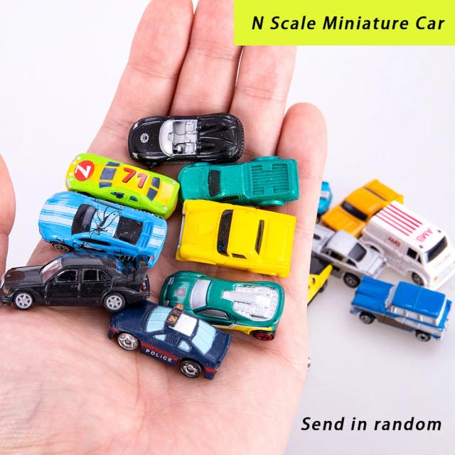 Mini Blocos de Construção para Crianças - Brinquedos de Veículos em Escala 1:150, Ideais para Presentes de Aniversário, 5 Peças para Layouts Arquitetônicos