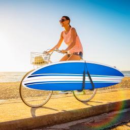 Suporte de bicicleta para prancha de surf, suporte de wakeboard, suporte lateral de bicicleta para vários tipos de bicicletas - Image 6