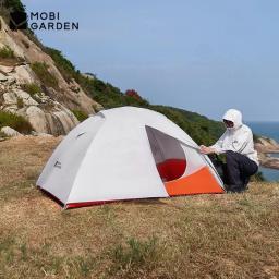 Mobi Jardim-Barraca de Acampamento Ultraleve, Montanha Fria, Impermeável, Camadas Duplas, Turismo Portátil, Caminhadas, 1/2 Pessoa, UL1/2 - Image 6