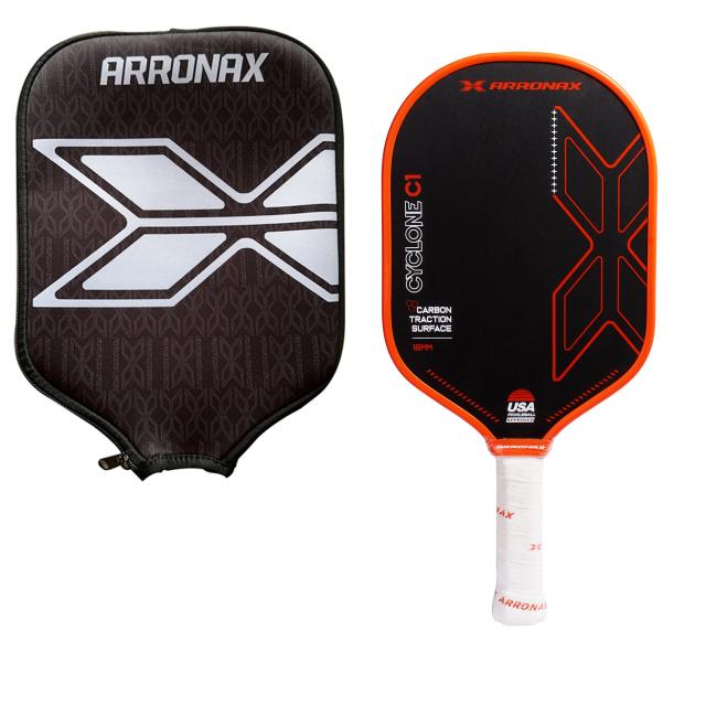 Paddle de Pickleball ARRONAX-USAPA em Fibra de Carbono com Borda Premium para Alto Desempenho - Lançamento Recentemente