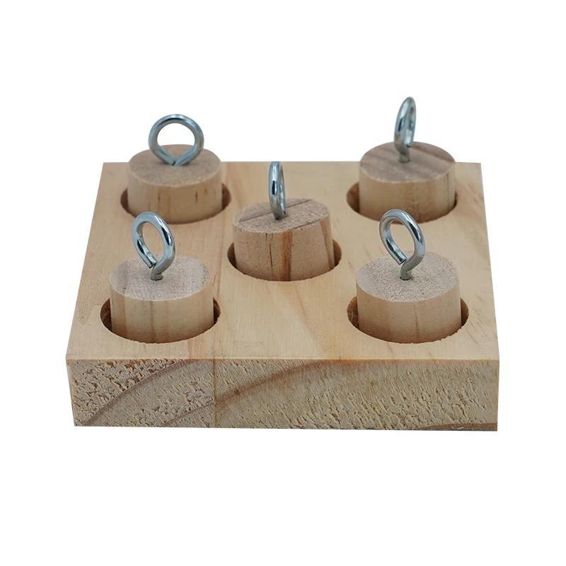 Brinquedos De Bloco De Pássaro De Madeira Natural, Brinquedo De Mastigação De Papagaio, Pet Training Puzzle, Suprimentos De Alívio Do Stress, Birdcage Acessórios - Image 1