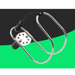 Grau Marinha Suporte Lifebuoy Aço Inoxidável, bóias salva-vidas, natação Anel Titular, Barco Acessório, 316 Ferradura, 1Pc - Image 1
