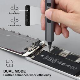 Galacok Precision Elétrica Chave De Fenda Set, Ferramenta de Reparação Sem Fio, 24 Bits Magnéticos para Telefone, Câmera, Relógio, Óculos, PC, 29 em 1 - Image 3