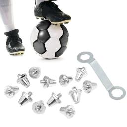 12 pçs bota de futebol studs universal sapatos de rugby studs m5 terreno firme relvado sapato de futebol picos antiderrapante pinos de futebol substituição - Image 2