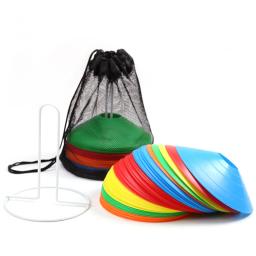 Disco cone conjunto multi sport formação espaço cones com suporte de plástico para futebol bola rugby velocidade do jogo de treinamento disco - Image 3