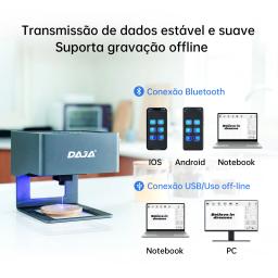 Daja-dj6 gravador a laser para casa, marcador de logotipo para marcenaria, sem fio, bt, controle por aplicativo móvel - Image 4