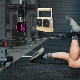 Multi-Function Polia Portátil Trainer, Maca Abrangente, Ginásio Fitness, Cabo Acessório, Treinamento de Força - Image 3