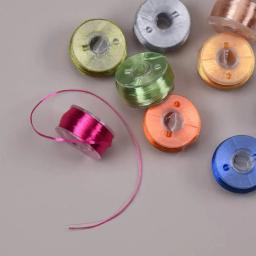 Linha de bordado de seda de gelo, Knitting DIY Crochet Garment, Doll Lace Yarn, Single Strand High-Wrap, 36 cores, rolo 75 m - Image 3