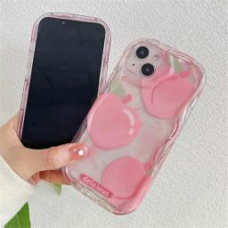 Capa 3D com borda curvada ondulada, rosa pêssego, Xiaomi Poco X5 X3 X6 Pro X4 NFC F3 F4 X4 GT M3 M4 Pro MI 11 Lite 5G NE 12T 12 Lite - Image 3