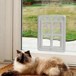 Porta de tela bloqueável para animal de estimação interior, porta para janelas, cão e gato, gatinho e cachorro - Image 3