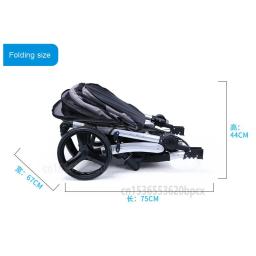 Dobrável Desativado Big Dog Trolley, 4 rodas impermeável Oxford pano carrinho de gato, Liga de alumínio Pet Carrier, Bearing 50kg - Image 6