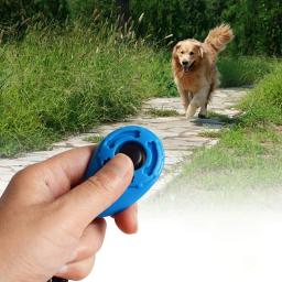 Clicker Plástico Portátil para Pet, Pulseira Ajustável Auxiliar, Dog Click Trainer, Cat Sound, Chaveiro Suprimentos, Novo - Image 4
