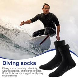 Meias de neoprene 3mm, botas de água de neoprene, corte curto, quente, à prova de areia, à prova d'água, térmica, antiderrapante, para praia, vôlei - Image 2