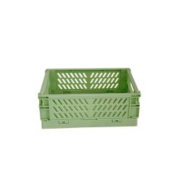 Mini caixa de armazenamento dobrável de plástico, cesta empilhável, maquiagem fofa, Jewellery Toys Organizer, caixas para armazenamento - Image 6