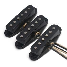 Captador artesanal de guitarra elétrica SSS Alnico 3, Vintage escalonado ST estilo captador, Pickup médio RWRP - Image 6