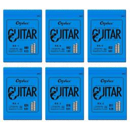 Cordas de guitarra elétrica e b g d uma única corda super leve calibre 009-042 orphee rx15 instrumento de cordas acessórios musicais - Image 2
