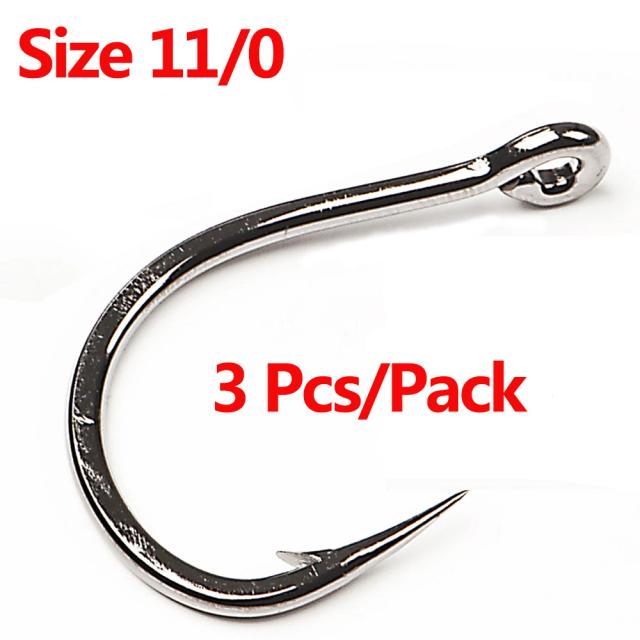 Mustad 10827NP-BN 3X Forte Jigging Anzol para Pesca Marítima - Pacote com até 12 unidades