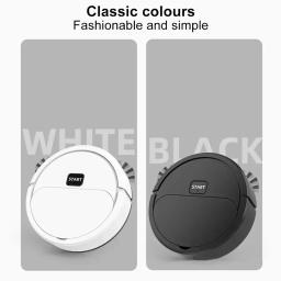 Mini máquina automática de limpeza doméstica, Robô varrição inteligente, Mop Aspirador de pó, Carregamento USB, Brinquedos Presente, Novo modelo, 2 em 1, 2024 - Image 6