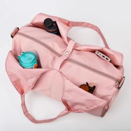 Sólido tapete de yoga saco ginásio bolsas de fitness para mulheres homens treinamento sac de esportes viagem gymtas náilon esportes ao ar livre tas sporttas - Image 3
