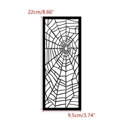 Placa relevo plástico faça você mesmo, estêncil pasta modelo teia aranha Halloween - Image 6