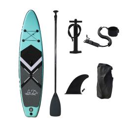 Lindo-inflável Stand Up Paddle Board, SUP Board, prancha, esporte aquático Surf Set com paddle Board, cauda Fin, corda do pé, inflator - Image 2