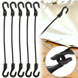 20/1 pçs 32cm cabo bungee extensível com gancho versátil corda de borracha elástica ciclismo bagagem ligação cordas acessórios acampamento - Image 2