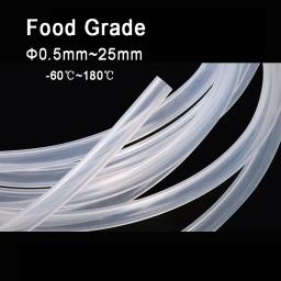 Tubo macio transparente claro da bomba do aquário da tubulação da tubulação do silicone do alimento seguro flexível para a cerveja/bebida/leite/água 0.5mm id 25mm id - Image 5