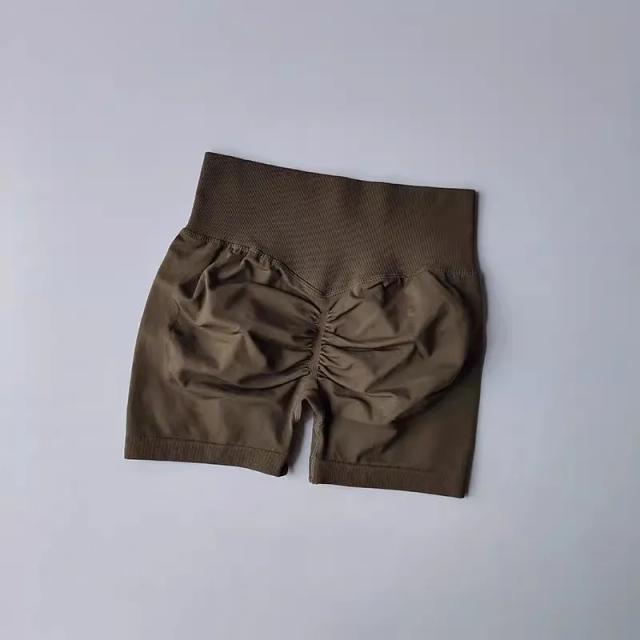 Shorts de Yoga Feminino Cintura Alta - Levantamento de Glúteos e Conforto para Treino