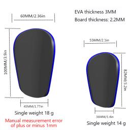 Shock Absorbing Mini Shin Pad, Protetor de Perna, Resistente ao Choque, Leve, Portátil, Treinamento de Futebol, Shank Board, 1 Par - Image 5