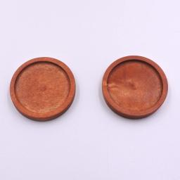 Placas de madeira redondas de 30mm/35mm para artesanato, placa de madeira inacabada de pinho natural, ótima base de madeira para projetos de artesanato diy com 10 peças - Image 3