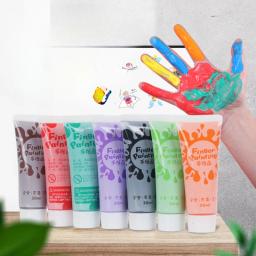 Pintura a Dedo para Arte Infantil, Suprimentos de Pintura Guache, Pintura Artesanal DIY, Aquarela Guache Peinture, 12 Cores - Image 1