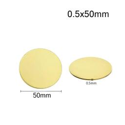 Disco de placa redonda de bronze para DIY, disco circular, gaxeta, placa de metal, espessura de 0,5mm, 60mm, 80mm, 100mm, 1mm, 2mm, 3mm, 50 milímetros, 60 milímetros, 80 milímetros, 100 milímetros - Image 2