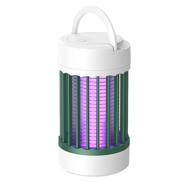 Armadilha Elétrica para Mosquitos com Carregamento USB - Repelente Eficaz para Interior e Exterior
