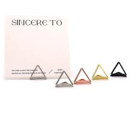 Triângulo Metal Titulares Do Cartão Do Lugar, Titular De Números De Mesa De Casamento, Suporte De Foto Clips, Stands De Exibição De Imagem, Decoração Desktop, 10Pcs - Image 1