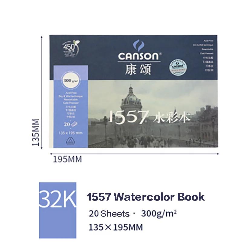 Profissional Aquarela Cor Pintura Papel, Livro Aquarela Pintado À Mão, Suprimentos de Arte Criativa, 20 Folhas, 300 g/m² - Image 1