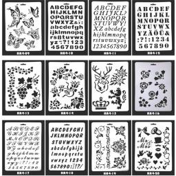Desenho reutilizável Stencils Pintura e Decoração Arte Suprimentos, Modelo oco, Scrapbooking DIY, Artesanato plástico, Estêncil de tinta - Image 1