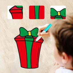 Raspadinha para Crianças, Brinquedos Montessori, Pintura Artística, Arco-Íris Mágico, Árvores de Natal, Brinquedo Infantil, Cor, DIY, 12 peças - Image 4