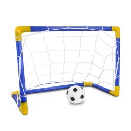 Mini Folding Soccer Goal Post Net Set e Bomba, Indoor e Outdoor, Home Game com Inflável Futebol Esporte Acessórios para Crianças - Image 4