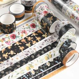 JAI IMANER-Fita Decorativa Temada Washi Bee, Adesivo para Artesanato DIY, Embrulho de Presente, Suprimentos Scrapbooking, 10Pcs por Conjunto - Image 1