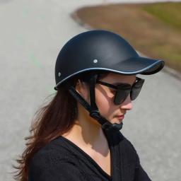 Capacete leve de bicicleta para homens e mulheres, meio capacete, língua de pato, proteção solar universal, anti-queda, verão - Image 4