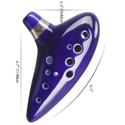 Ocarina Com Livro De Músicas, 12 Buracos, Alto C, Play By Link, Triforce Presente Com Suporte De Exposição - Image 5