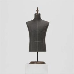 Manequim de Costura Ajustável para Arte Pano Masculino, Metade Comprimento Terno Modelo Do Corpo, Calças Bracket Display, Armazenar Base De Madeira, D146 - Image 3