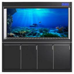 3D Efeito Luz Solar Subaquática Raios Caverna Fundo Do Aquário Adesivo Selfadhesive Fish Tank Backdrop Decorações - Image 2